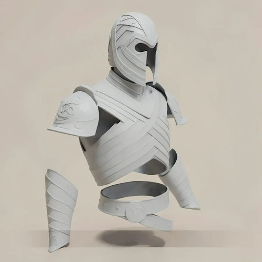 Unpainted 3D Figure Cosplay House Dragon Kingsguard Armor Painting DIY Gift Colors 20 Cm 1:8