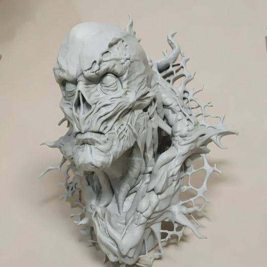 Unbemalte 3d Figur Vecna Fremde Dinge Wand Bust 3d Druckmodelle Bemalen Diy Geschenk Farben 30 Cm 1:6