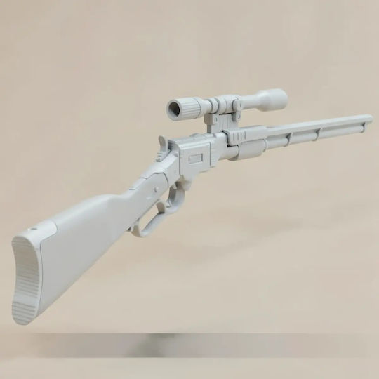 Unbemalte 3d Figur Cosplay Mandalorianer Repeater Blaster Bemalt Diy Geschenk Farben 30 Cm 1:6