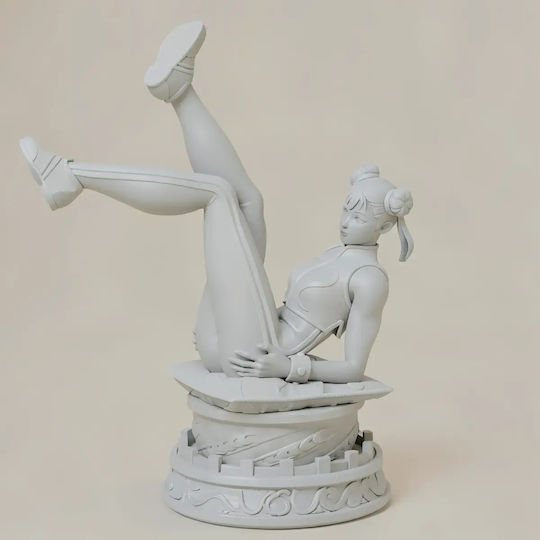Небоядисана 3D Фигура Fortnite Chun Li Скулптура Боядисване DIY Подарък Цветове 30 См 1:6