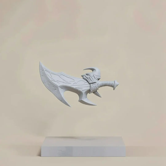 Небоядисана 3D Фигура Cosplay Кратос Броня Оръжие Боядисване DIY Подарък Цветове 15,2 См 1:12