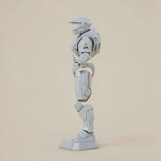 Άβαφη 3d Φιγούρα Cosplay Mark 5 Campaign Evolved Armor Helmet Βάψιμο Diy Δώρο Χρώματα 15,2 Cm 1:12