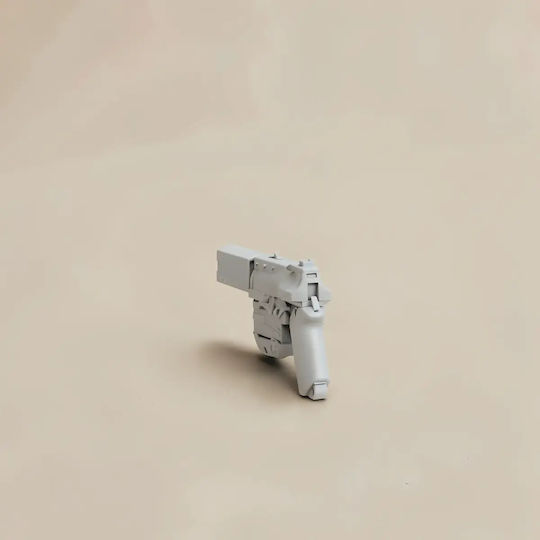 Άβαφη 3d Φιγούρα Cosplay Fallout 10mm Pistol 2 Βάψιμο Diy Δώρο Χρώματα 15,2 Cm 1:12