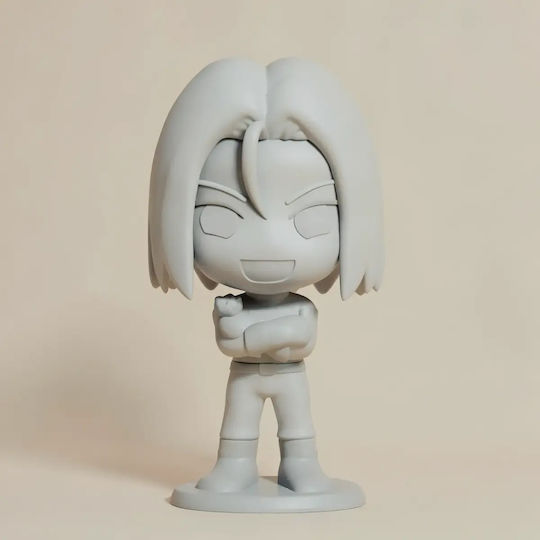 Unpainted 3D Figure Chibi James Jessie Pokemon Nendoroid 3D Painting DIY Gift Colors 15.2 Cm 1:12