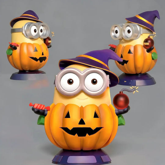 Небоядисана 3D Фигура Хелоуин Bob Minion Files Боядисване DIY Подарък Цветове 20 см 1:8