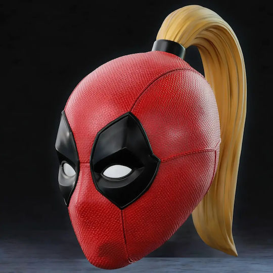 Unpainted 3D Figure Cosplay MCU Lady Deadpool Mask Painting DIY Gift Colors 20 cm 1:8