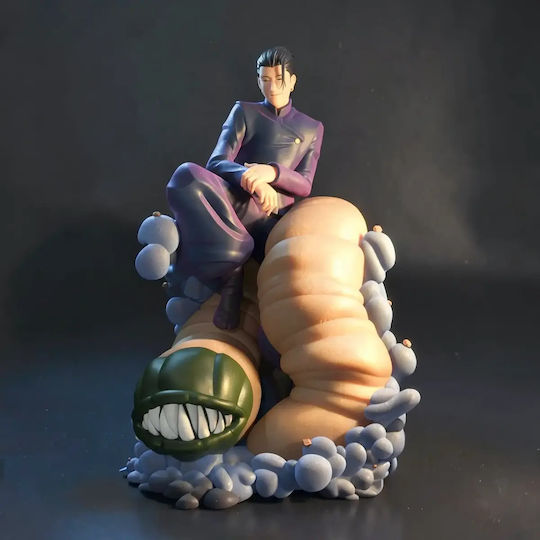 Άβαφη 3d Φιγούρα Suguru Geto Sitting Gemälde 3d Druck Βάψιμο Diy Δώρο Χρώματα 20 Cm 1:8