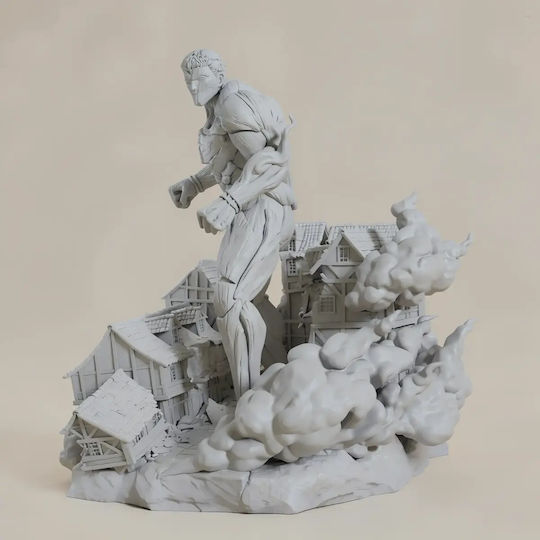 Άβαφη 3d Φιγούρα Armored Titan Village Base Σκάλπες 3d Printing Βάψιμο Diy Δώρο Χρώματα 30 Cm 1:6