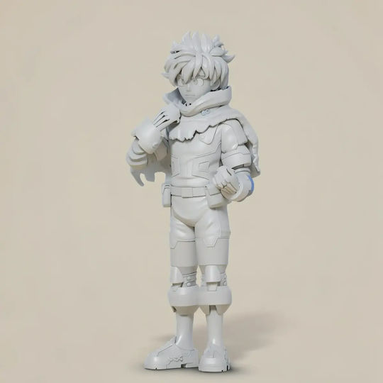 Unbemalte 3D Figur Life Size Deku mit LED-Beleuchtung Diy Geschenk Farben 20 Cm 1:8