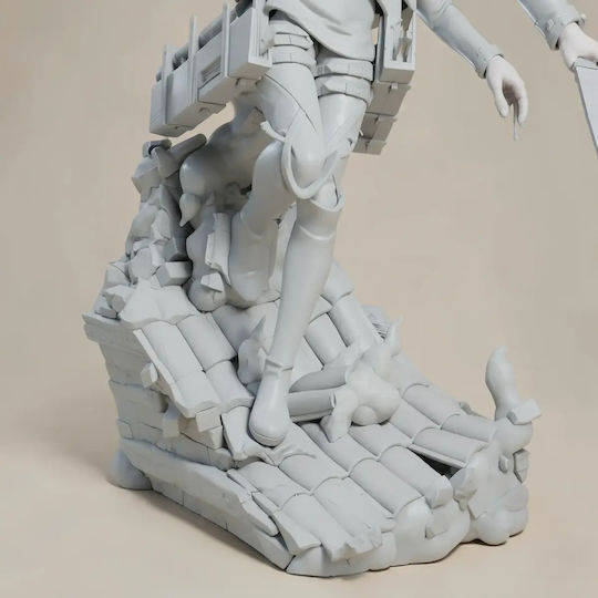 Άβαφη 3d Φιγούρα Mikasa Hochdetaillierte Skulpturen 3d Druck Bemalen Diy Geschenk Farben 20 Cm 1:8