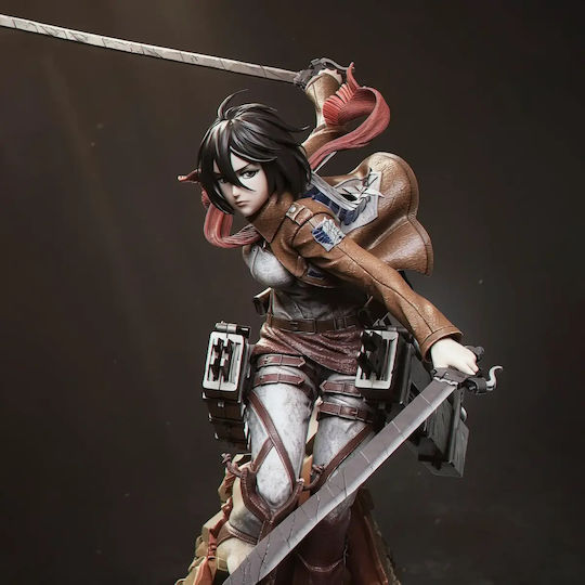 Unpainted 3D Figure Mikasa High Detail Sculptures 3D Printing Painting DIY Gift Colors 15.2 Cm 1:12