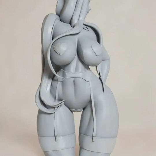 Unbemalte 3D-Figur Mirko Pin Up Malerei Diy Geschenk Farben 20 Cm 1:8