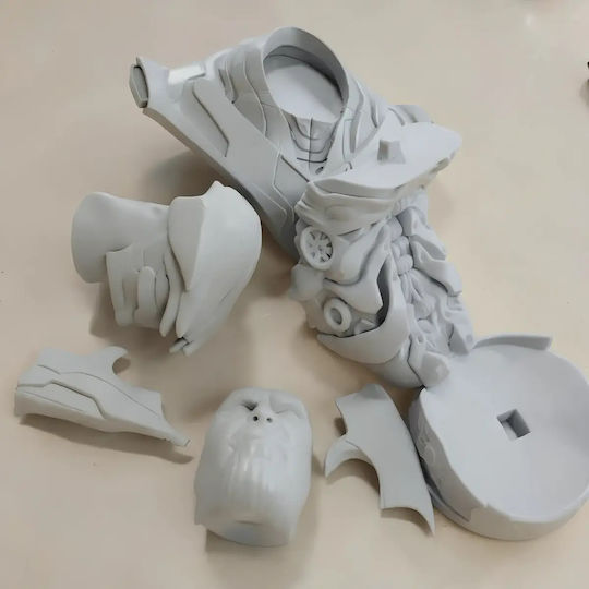 Unpainted 3D Figure Thanos Armor Bust 3D Painting DIY Gift Colors 15.2 Cm 1:12