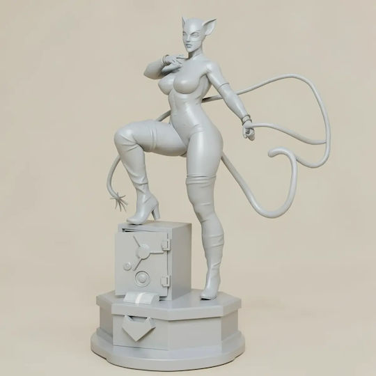 Sammlbare Figur Catwoman Long Halloween 3d Bemalt Diy Geschenk Farben 20 Cm 1:8
