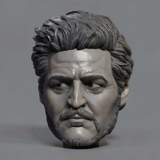 Άβαφη 3D Колекционерска Фигура Custom Head Collection Joel Miller Последният От Нас Боядисване DIY Подарък Цветове 15,2 См 1:12