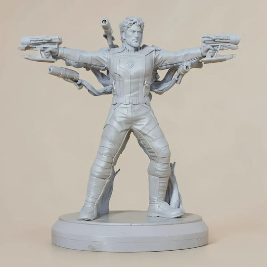 Unpainted 3D Figure Star Lord Groot From Guardian Galaxy Painting DIY Gift Colors 30 Cm 1:6