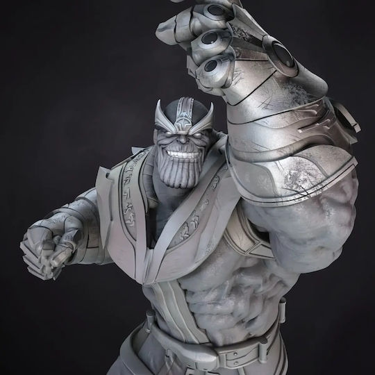 Небоядисана 3D Фигура Танос Мад Титан 3D Модел Боядисване Направи Си Сам Подарък Цветове 30 См 1:6