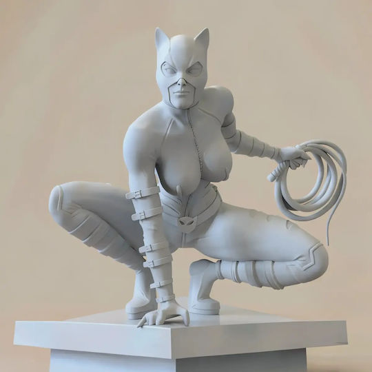 Άβαφη 3d Φιγούρα Catwoman Batman Βάψιμο Diy Δώρο Χρώματα 15,2 Cm 1:12