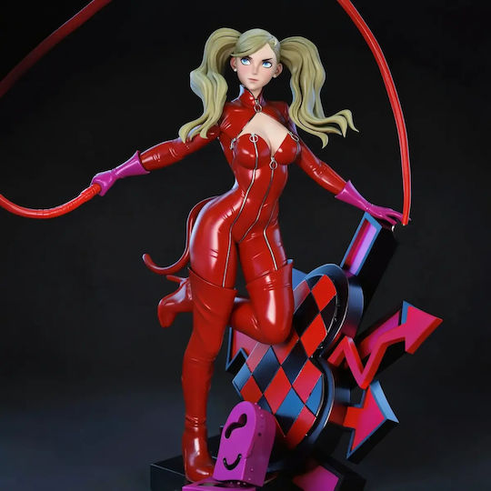 Небоядисана 3D Фигура Ann Takamaki Persona 5 Rope Боядисване DIY Подарък Цветове 30 См 1:6