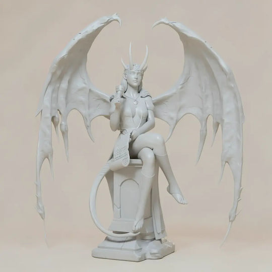 Unpainted 3D Figure Mizora Wine 3D Painting DIY Gift Colors 20 Cm 1:8