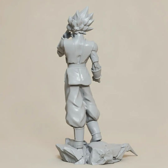 Άβαφη 3D Фигура Goku Black V2 3D Печат Модел Dragonball Боядисване DIY Подарък Цветове 30 см 1:6