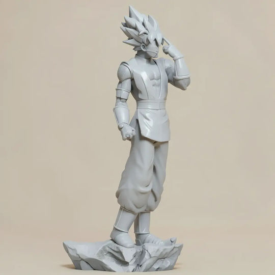 Άβαφη 3D Фигура Goku Black V2 3D Печат Модел Dragonball Боядисване DIY Подарък Цветове 30 см 1:6