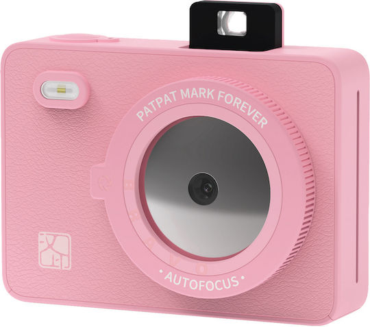 Hanin Instant Φωτογραφική Μηχανή + 10 Photos Pink