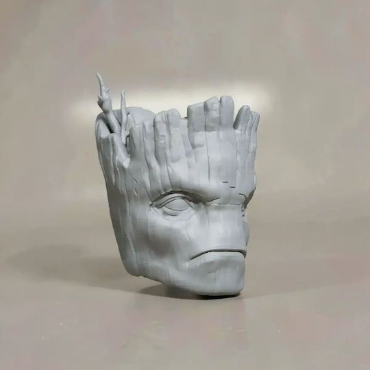 Άβαφη 3d Φιγούρα Custom Head Groot Normal Βάψιμο Diy Δώρο Χρώματα 20 Cm 1:8