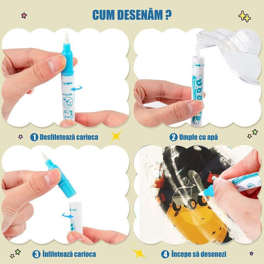 Carte De Colorat Magică Apă Lumea Cosmică