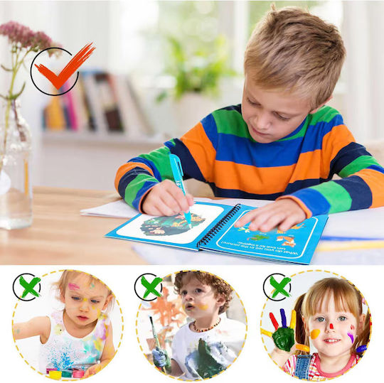 Carte De Colorat Magică Apă Robot Lume