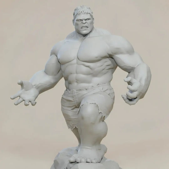 Άβαφη 3d Φιγούρα Hulk Power From Marvel Βάψιμο Diy Δώρο Χρώματα 15,2 Cm 1:12