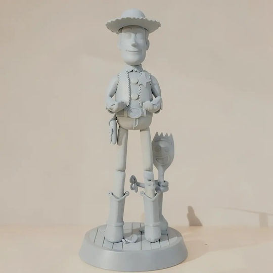 Άβαφη 3d Φιγούρα Woody Joystick Holder 3d Βάψιμο Diy Δώρο Χρώματα 15,2 Cm 1:12