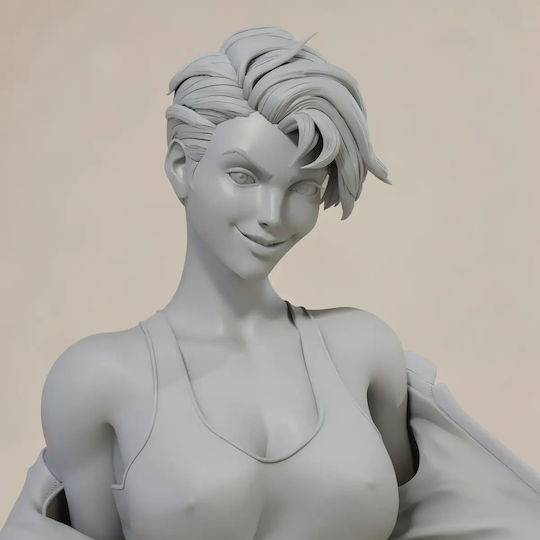 Unpainted 3D Figure Joker Female 1 6 3D Painting DIY Gift Colors 20 Cm 1:8