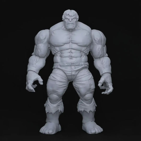 Άβαφη 3d Φιγούρα Hulk Marvel Legends Scan Βάψιμο Diy Δώρο Χρώματα 20 Cm 1:8