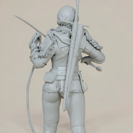 Άβαφη 3d Sammelbare Figur Ciri Witcher Kette Schwert 185mm Nsfw Bemalung Diy Geschenk Farben 30 Cm 1:6