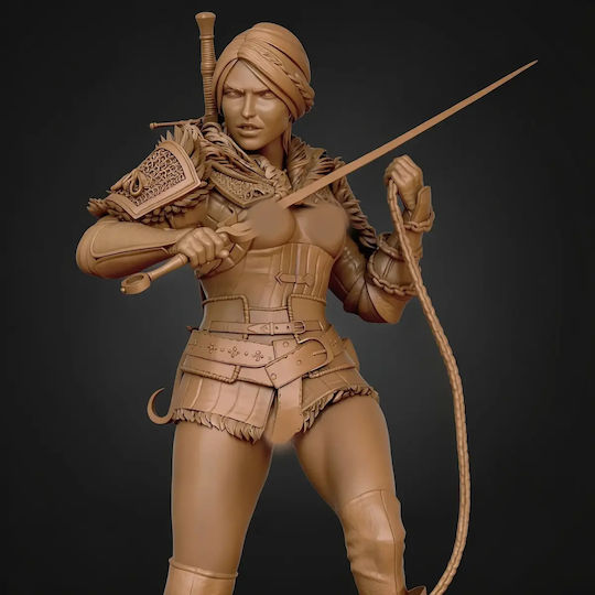 Άβαφη 3d Sammelbare Figur Ciri Witcher Kette Schwert 185mm Nsfw Bemalung Diy Geschenk Farben 30 Cm 1:6