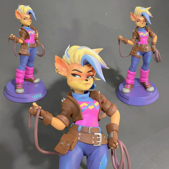 Небоядисана 3D Фигура Tawna Crash Bandicoot Стояща Файлове Боядисване Направи Си Сам Подарък Цветове 15,2 См 1:12
