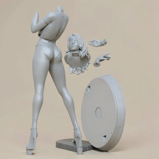 Unpainted 3D Figur Wonder Woman Pin Up 3D Bemalung Diy Geschenk Farben 15,2 Cm 1:12