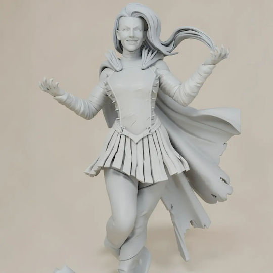 Άβαφη 3D Фигура Supergirl Joker Infected 3D Печатна Фигурка Боядисване DIY Подарък Цветове 20 см 1:8
