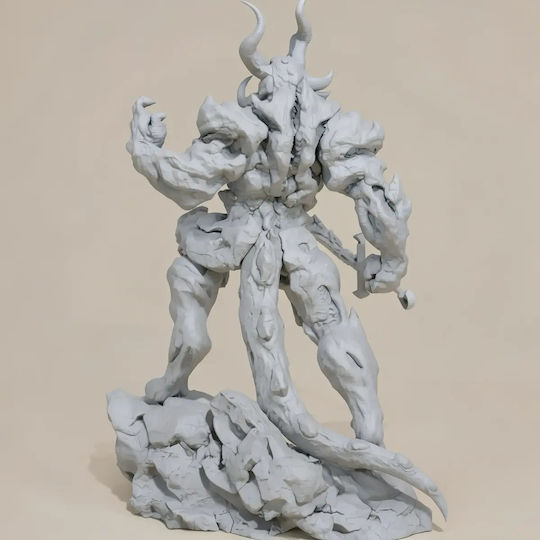 Unpainted 3D Figure Surtur Thor Ragnarok Painting DIY Gift Colors 20 Cm 1:8