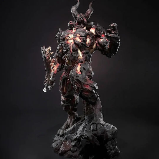 Unpainted 3D Figure Surtur Thor Ragnarok Painting DIY Gift Colors 20 Cm 1:8