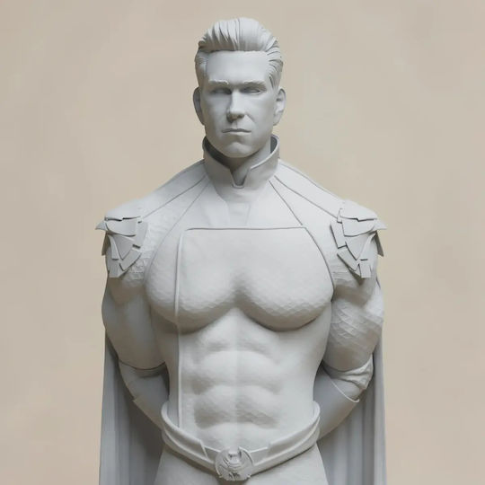 Άβαφη 3d Sammelbare Figur Homelander Stand From Boys Βάψιμο Diy Δώρο Χρώματα 30 Cm 1:6