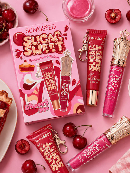 Sugar Sweet Lip Duo Makeup Set for Lips Cherry Pie 2 Pieces