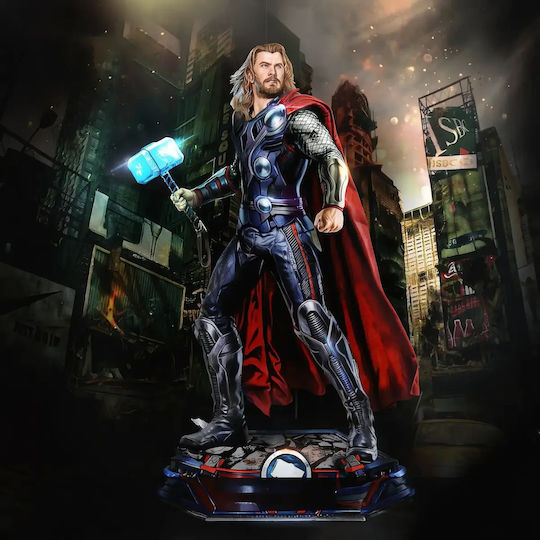 Unpainted 3D Figure Thor Avenger Painting DIY Gift Colors 15.2 Cm 1:12