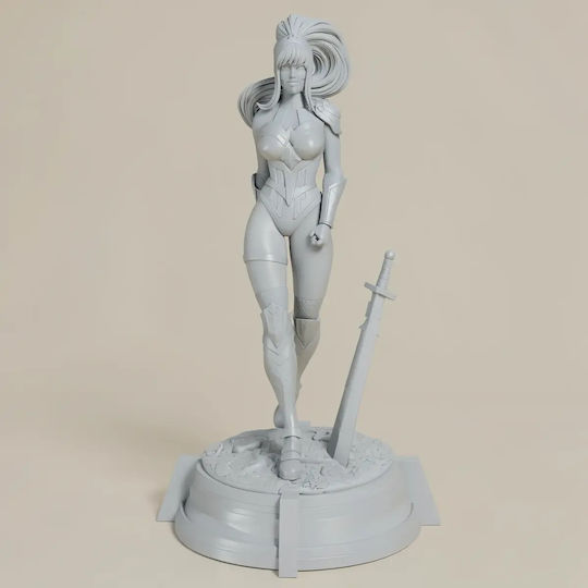 Unpainted 3d Figur Wonder Woman Yara Flor Bemalung Diy Geschenk Farben 20 Cm 1:8