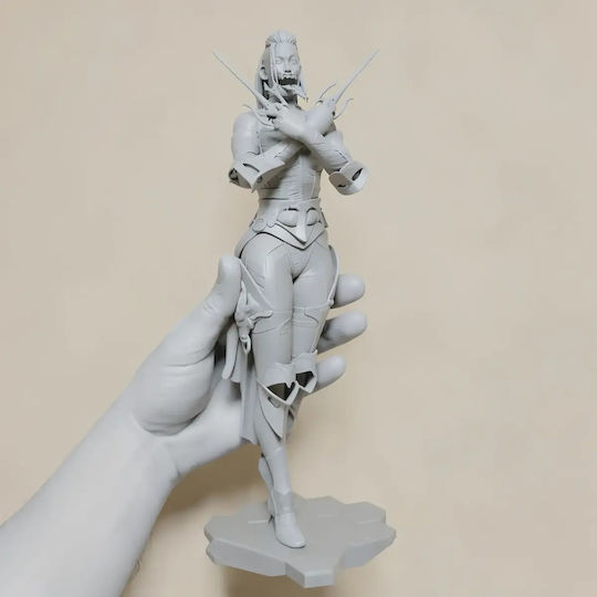 Unpainted 3D Figure Mileena Mortal Kombat 12 3D Printing Models Painting DIY Gift Colors 15.2 Cm 1:12