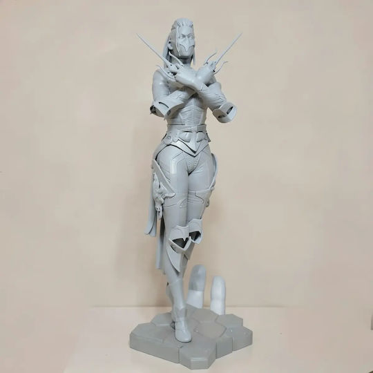 Unpainted 3D Figure Mileena Mortal Kombat 12 3D Printing Models Painting DIY Gift Colors 15.2 Cm 1:12