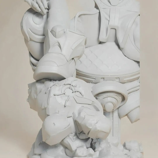 Άβαφη 3d Φιγούρα Thanos Conqueror On Throne Digital Βάψιμο Diy Δώρο Χρώματα 30 Cm 1:6