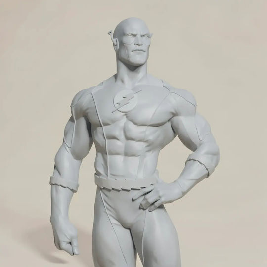 Unpainted 3d Figur Flash Barry Allen 3d Bemalung Diy Geschenk Farben 30 Cm 1:6