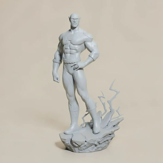 Unpainted 3d Figur Flash Barry Allen 3d Bemalung Diy Geschenk Farben 30 Cm 1:6